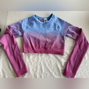 Gymshark cropped top.